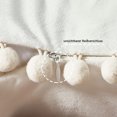 thumbnail image 3 of Funda de cojín 60x60 terciopelo crema blanco juego de 2 decoración boho con pompones Fundas de cojín navideñas funda de cojín decorativa cojín de almohada cojín decorativo sofá cojín para sofá salón, 3 of 7