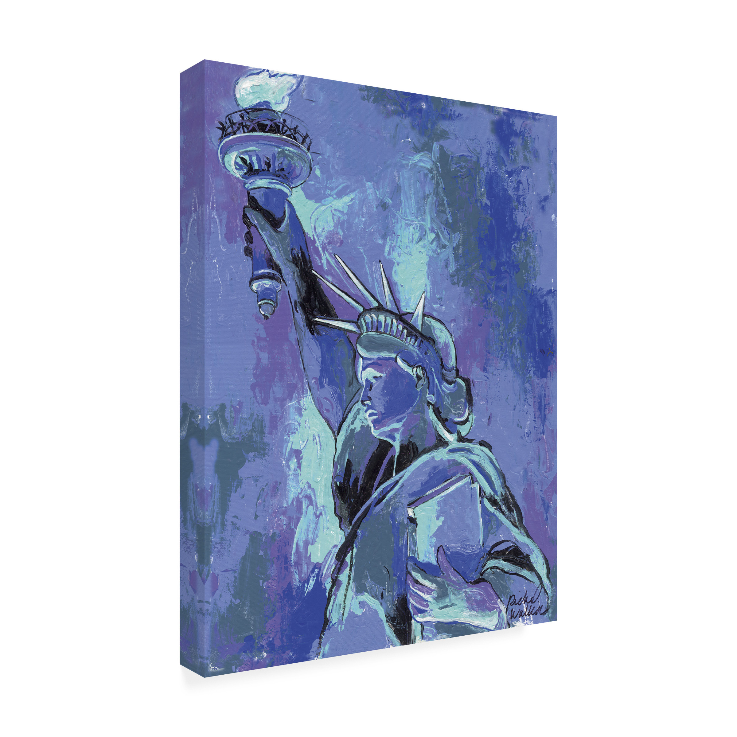 Richard Wallich 'Statue of Liberty 2' Canvas Art