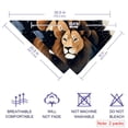 thumbnail image 2 of Leo Pack of Two Translucent Light and Breathable Chiffon Yarn Dog Bandanas - Small 16x16x22.8in and Large 20.9x20.9x30in Pet Collars, 2 of 5