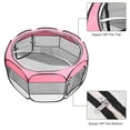 thumbnail image 2 of GoDecor 35" Pet Dog Fence Puppy Soft Playpen Exercise Pen Pink, 2 of 9