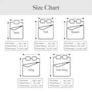 Modern Threads Printed 3 Piece Sheet Set, Kashmir Rose, Twin