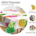 thumbnail image 3 of 60x84inches Colorful Tropical Fruit Tablecloths Watermelon Orange Pineapple Fresh Fruits Pattern Table Cloth Spill Proof Washable Table Cover for Kitchen Dining Patio BBQ Indoor Outdoor Use, 3 of 7