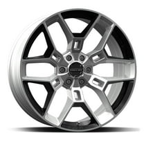 22x9.5 Carroll Shelby CS45 Chrome Powder with Black Wheel 6x135 (12mm)
