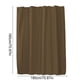 thumbnail image 3 of Cortina de ducha de color sólido 70,87 x 70,87 in – Mampara de baño de poliéster grueso impermeable, 12 ganchos incluidos, negro amarillo café verde azul púrpura, 3 of 6