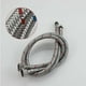 thumbnail image 4 of Matsuzay Tubería de agua flexible Cabezal de ducha largo Junta de manguera Tubos de plomería Tubo Accesorio de baño ligero a prueba de Juegos de accesorios de baño 60CM/rojo azul/1/2, 4 of 6