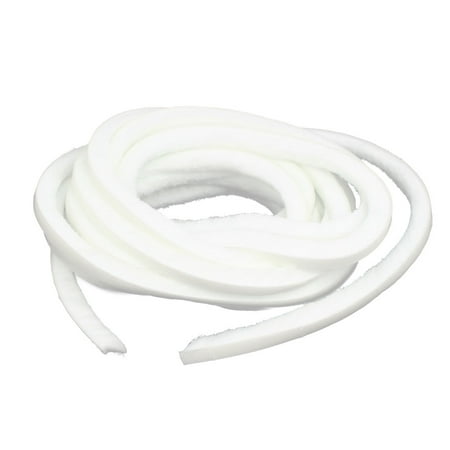 7/20-inch x 3/5-inch x 19.7 Feet Self-Adhesive Weather Seal Strip White