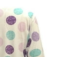 thumbnail image 7 of Babysbule Womens Dresses Fashion Women's Casual Half Sleeve V-Neck Dots Printed Ladies Loose Long Dress, 7 of 7