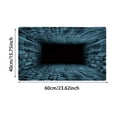thumbnail image 3 of Hearth & Gear 3D Optical Diatomite Bath Mat Super Absorbent Non Floor Rug For Living Room Kitchen Entrance Blanket Throw Soft Wool Throw Blankets for Couch Light Throw Warm Throws Blankets Fall, 3 of 6