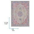 thumbnail image 6 of Livabliss Area Rugs for Living Room, 2x3 Antioch Traditional Purple Rug, Bedroom Dining Room Home Decor Stain Resistant Carpet (2' x 2'11"), 6 of 8