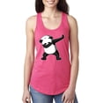 thumbnail image 1 of MmF - Women's Racerback Tank Top, up to Women Size 2XL - Dancing Panda, 1 of 5