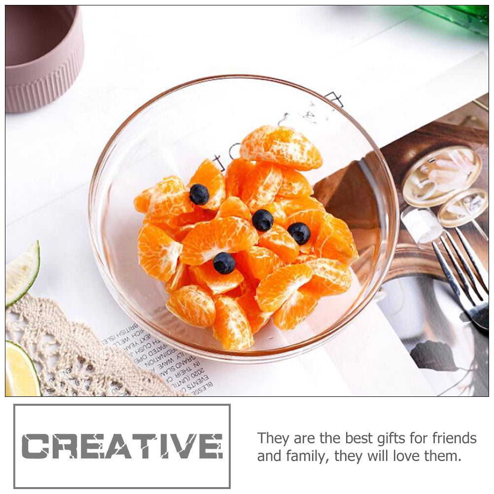 NICEXMAS Nicexmas Glass Pudding Molds Versatile Containers for Kitchen 6Pcs
