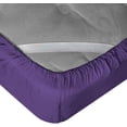 thumbnail image 3 of DNG Creations 3-Piece Fitted Sheet Set 12-Inch Deep Pocket (Solid Aqua Blue Twin), 3 of 4