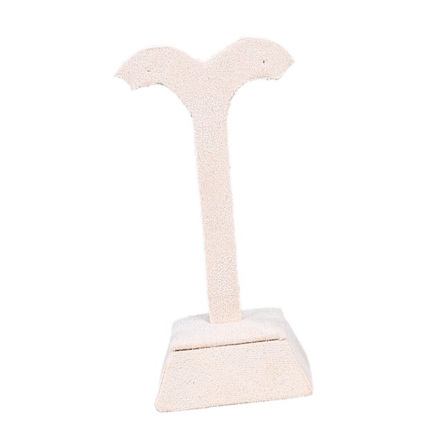 Soporte de joyería, soporte de exhibición, accesorio de exhibición de joyería, estante de almacenamiento organizador de joyería Beige para uso domésti 57x129 cm