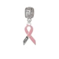 thumbnail image 1 of Pink Ribbon ''Help'' - Wife Charm Bead, 1 of 1