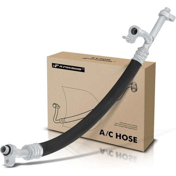 A-Premium A/C Suction Line Hose Assembly Compatible with Cadillac, Chevrolet, GMC Models - Suburban 1500 2500, Tahoe, Yukon, Escalade, Compressor to Evap