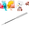 thumbnail image 1 of Makeup Spatula, DIY Cosmetic Stirring Spatula Stainless Steel Safe Mellow Professional  for Cosmetics Store for Makeup Artist, 1 of 7