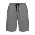 thumbnail image 4 of Yaoyar Men's Drawstring Elastic Waist Pocket Running Shorts Quick Dry Breathable Lightweight Athletic Sweatpants Sports Gym Shorts, 4 of 7