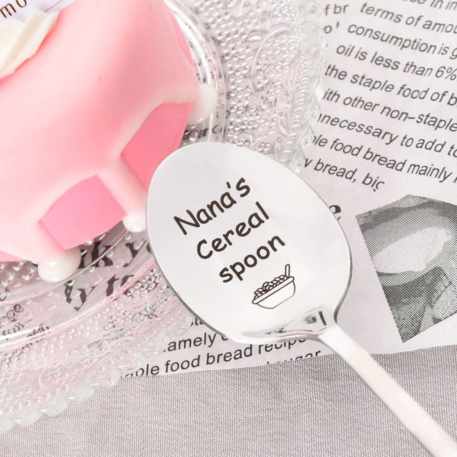 Gift For Nana - Stainless Steel Spoon With "Nana" Engraving, Thoughtful Christmas Or Birthday Present For Grandma