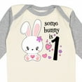 thumbnail image 4 of Inktastic Somebunny is One First Birthday Bunny Boys or Girls Long Sleeve Baby Bodysuit, 4 of 5