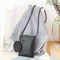 thumbnail image 5 of Bolso retro para teléfono móvil, mini bolso de hombro de moda para mujer, negro, 5 of 5