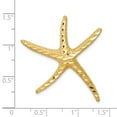 thumbnail image 4 of 14K Yellow Gold Charm Pendant Themed Men'S Open Back Diamond-Cut 33.5 mm 33, 4 of 4