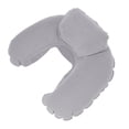 thumbnail image 1 of PTOOTP Almohada inflable para el cuello, ideal para viajes al aire libre (gris), 1 of 7