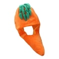 thumbnail image 2 of Sombrero de disfraz de zanahoria Hugo para niñas de peluche de Halloween, 2 of 10