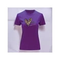 thumbnail image 1 of Playera Blusa Con Estampado De Corazon My Kernel Animal Print Ropa Para Mujer Color Morado Talla Chica Marca Emil SaEs, 1 of 4