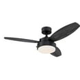 thumbnail image 1 of Westinghouse Alloy 42" Indoor Ceiling Fan with LED Light Fixture - Matte Black, 1 of 6
