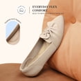 thumbnail image 6 of DREAM PAIRS Women's Pointed Toe Ballet Flats Comfortable Knit Slip-On Shoes with Bow Detail Lightweight Flexible Everyday Walking Flats, 6 of 9