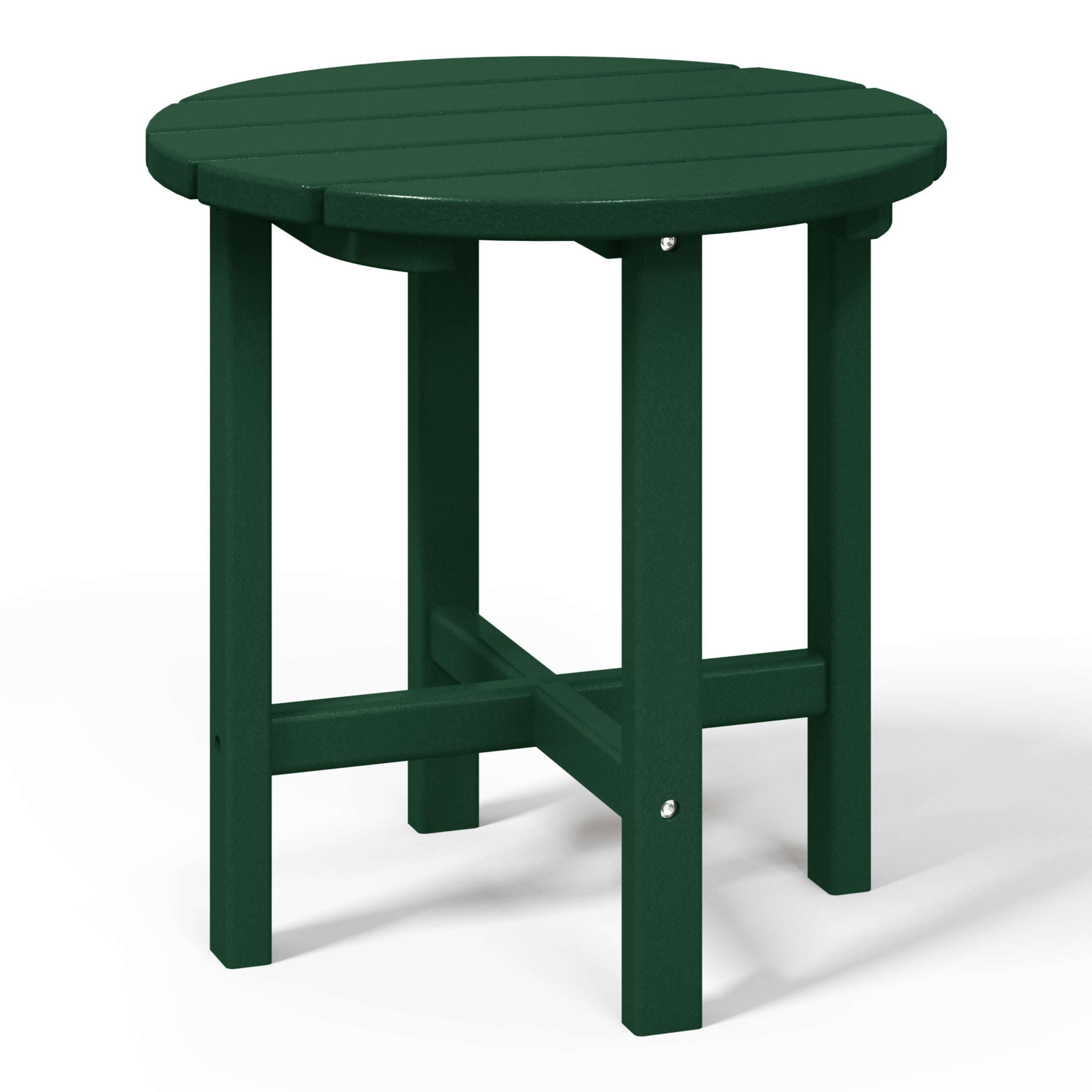 WestinTrends Dylan 12 Piece Outdoor Adirondack Chair With Ottoman And Side Table, Dark Green