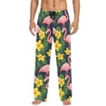 thumbnail image 7 of FORMRS Mens Pajama Pants with Pockets Sleepwear Lounge Bottoms Sizes S-2XL, Flamingo Pattern, 7 of 7