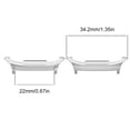 thumbnail image 3 of Conector Correa Reloj 2 Piezas para Galaxy Watch 7 Ultra 47 Mm (plateado), 3 of 4