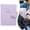 B, variant on A7 PU Leather Pocket Journal with Panda Design Snap Button Sea Salt Gray Lined Notebook Small Writing Diary for Travel 1 Notebook