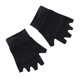 thumbnail image 4 of 1 par de guantes sin dedos, unisex, de nailon, de compresión, transpirables, para uso diario, color negro, 4 of 15