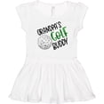 thumbnail image 3 of Inktastic Grandpa's Golf Buddy with Golf Ball Girls Toddler Dress, 3 of 5