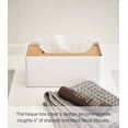 thumbnail image 5 of Yamazaki Home Tissue Box Cover - Rectangle, Ash, Steel, Lid, No Assembly, 5 of 7