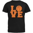 thumbnail image 1 of Basketball T-Shirt pour Adulte Noir Love, 1 of 1