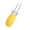Yellow, variant on BBQ Prongs Skewers Corn Insertion Barbecue Twin Fork Stainless Steel Corn Forks Holder for Fruit Picnics Camping