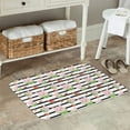 thumbnail image 7 of Sikiie Pig And Watermelon Print Flannel Anti-slip Floor Mat 16x24in, Thickened Dustproof Entrance Door Mat Floor Mat for Kitchen, Bathroom, Laundry Room, 7 of 7