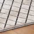 thumbnail image 5 of Addison Rugs Dream Shag Premium Machine Washable Transitional Lattice Gray Rectangle Rug, 8' x 10', 5 of 8