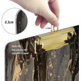 thumbnail image 4 of FMSHPON Golden Marble Swirl Clipboard Hardboard Wood Nursing Clip Board and Pull for Standard A4 Letter 13x9 inches, 4 of 7