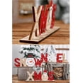thumbnail image 2 of Wosthever Navidad Papá Noel muñeco de nieve copos de nieve decoración de letras adorno de letras signo decoración de fiesta de Navidad Kits de decoración para fiestas No. 4 Wosthever HA040313-04, 2 of 5