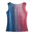 thumbnail image 5 of YDFCWXW Girls 4th of July Tank Tops Kids American Flag Patriotic Independence Day Shirts Sleeveless Cotton Tops 5-14T (Blue, XXL), 5 of 5