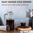thumbnail image 3 of Filtro de café Cold Brew para tarro de cristal de boca ancha de 1,9 L, 3 of 5