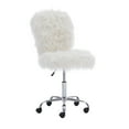 thumbnail image 5 of Linon Wilaford Task Chair with Adjustable Height & Swivel, 275 lb. Capacity, White, 5 of 16