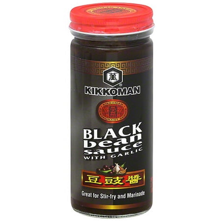 Kikkoman Black Bean Sauce With Garlic  8.7 oz (Pack of 6)