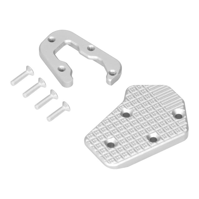 Motorcycle Rear Brake Lever Foot Pedal CNC Aluminum Alloy Enlarge Extension Plate Pad Replacement for F900XR 2020‑2021Silver