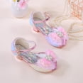 thumbnail image 4 of BOBOGOJP Girls Ballet Mary Jane Strap School Uniform Dress Flat Shoes (Toddler/Little Kid) Pink for Size 12.5, 4 of 9