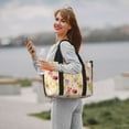 thumbnail image 5 of Travel Duffle Bag Funny Cute Rabbit Bear Balloon Travel Tote Bags Carry on Luggage Waterproof Weekender Bags with Top Handle Adjustable Shoulde Strap for Travel Gym, 5 of 5